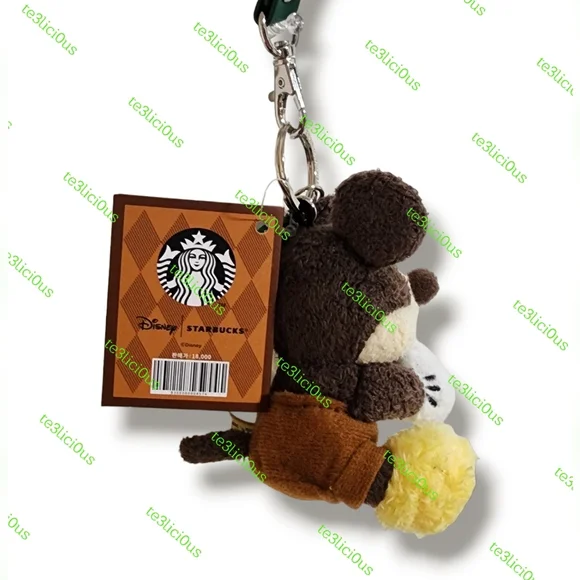 DISNEY x STARBUCKS KOREA AUTUMN JOYFUL MICKEY KEYCHAIN